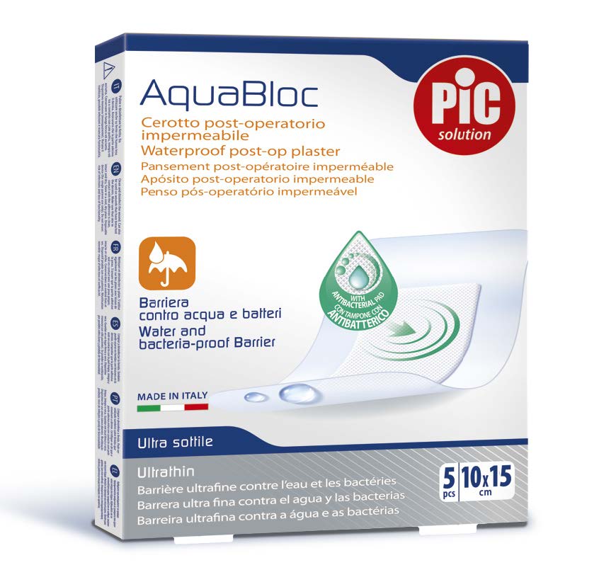 Постоперативни пластири AquaBloc 10 x 15 cm, 5 броя