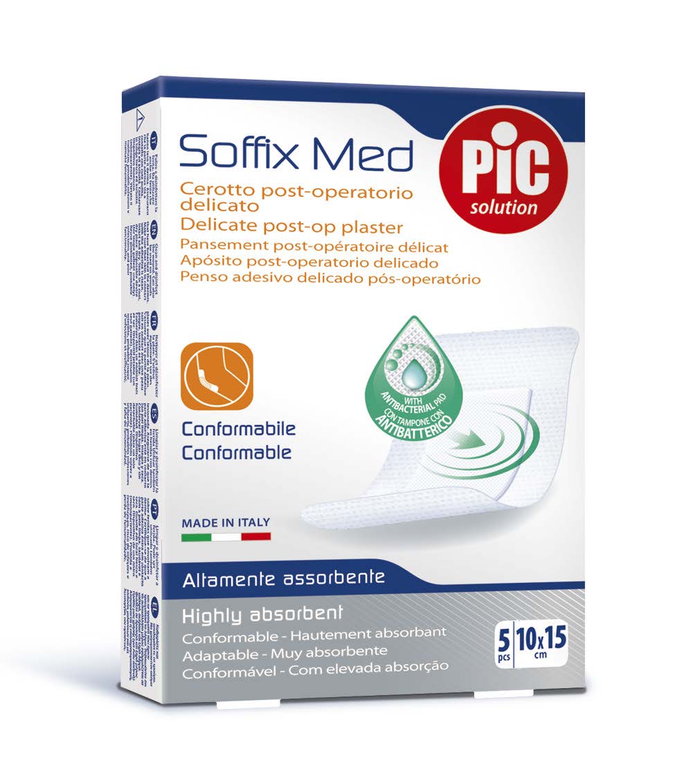 Постоперативни пластири Soffix Med 15 x 10 cm, 5 броя
