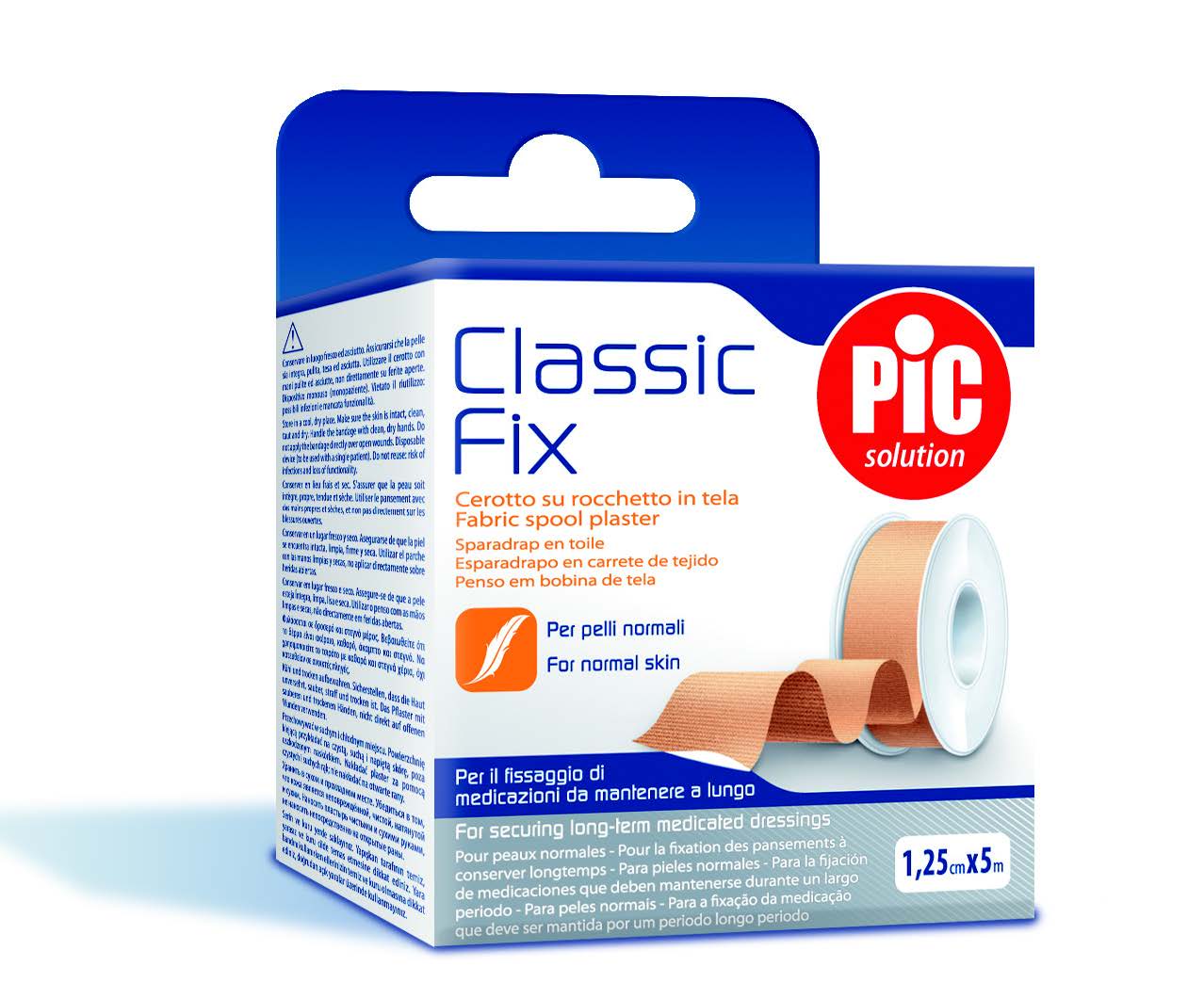 Пластир на ролка Classic Fix 1.25 cm х 5 m