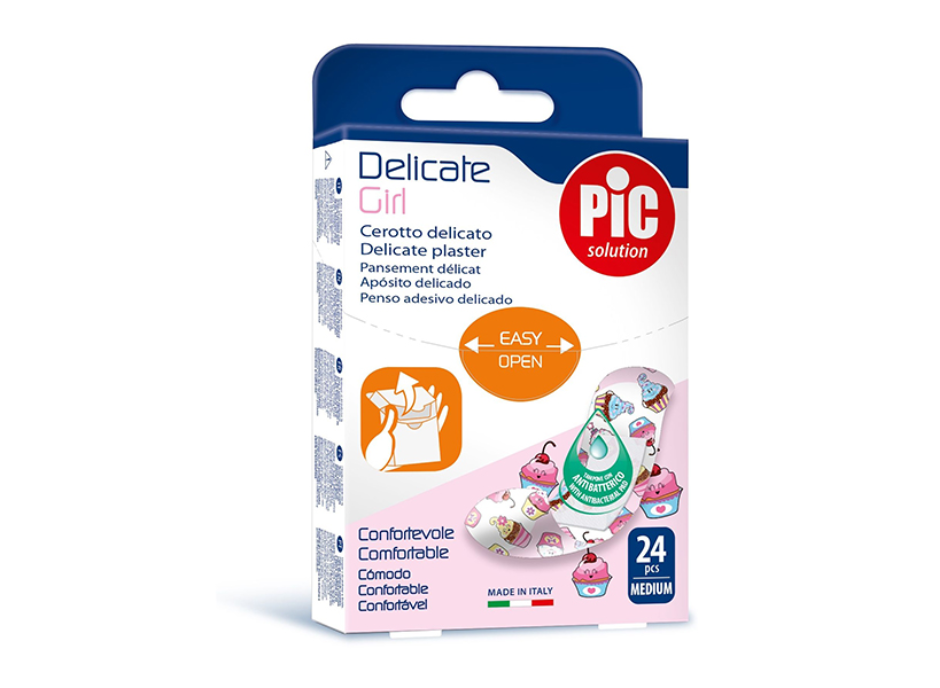Пластири Delicate Kids Girl, 24 броя