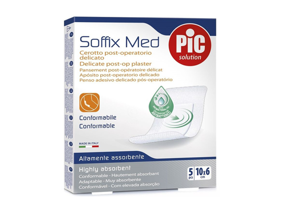 Постоперативни пластири Soffix Med 10 x 6cm, 5 броя