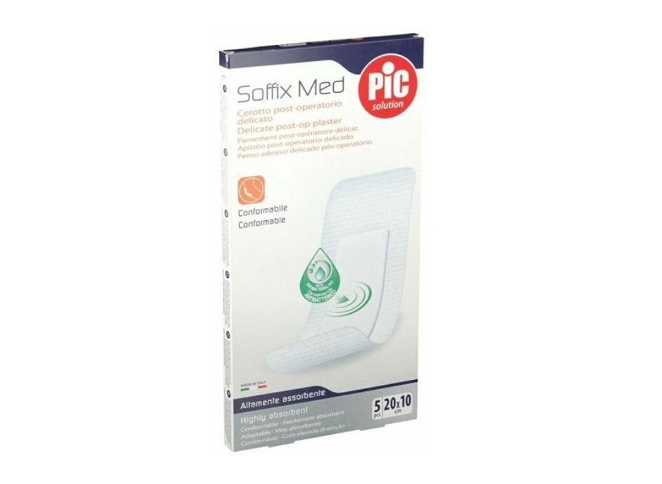 Постоперативни пластири Soffix Med 20 x 10 cm, 5 броя
