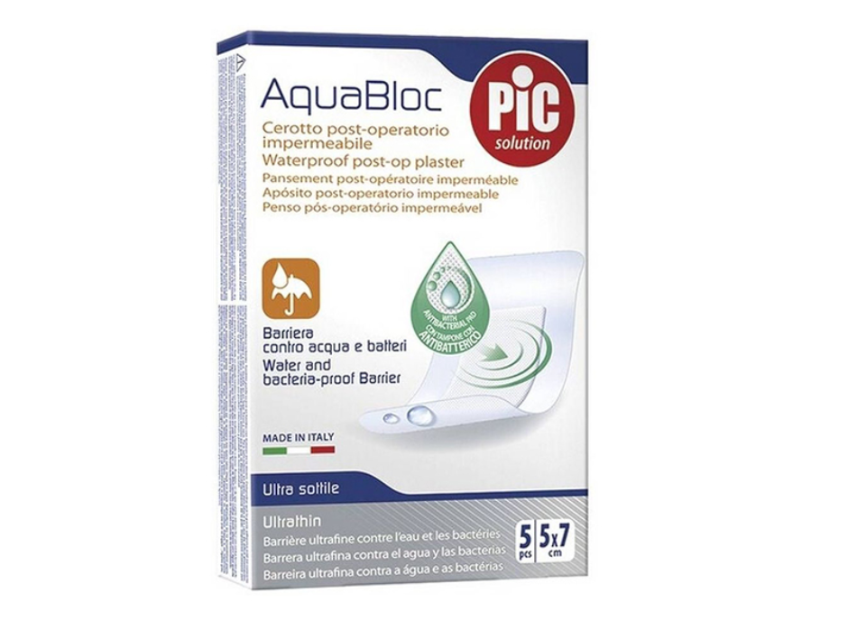 Постоперативни пластири AquaBloc 5 x 7 cm, 5 броя