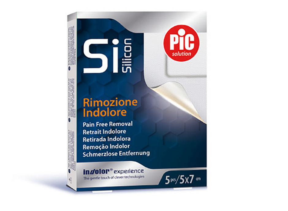 Постоперативни пластири SiSilicon 5 x 7 cm, 5 броя