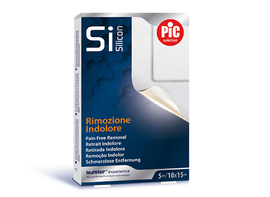 Постоперативни пластири SiSilicon 10 x 15 cm, 5 броя