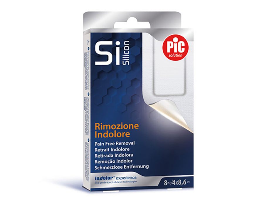 Постоперативни пластири SiSilicon 4 x 8,6 cm, 8 броя