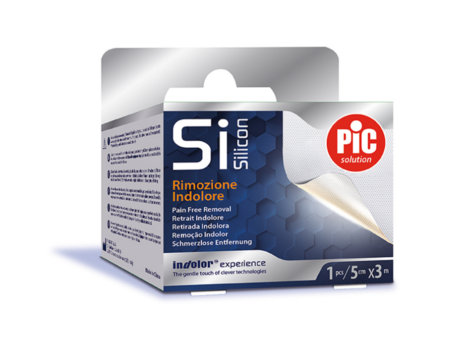Постоперативни пластири SiSilicon 5 см x 3 м, 1 брой